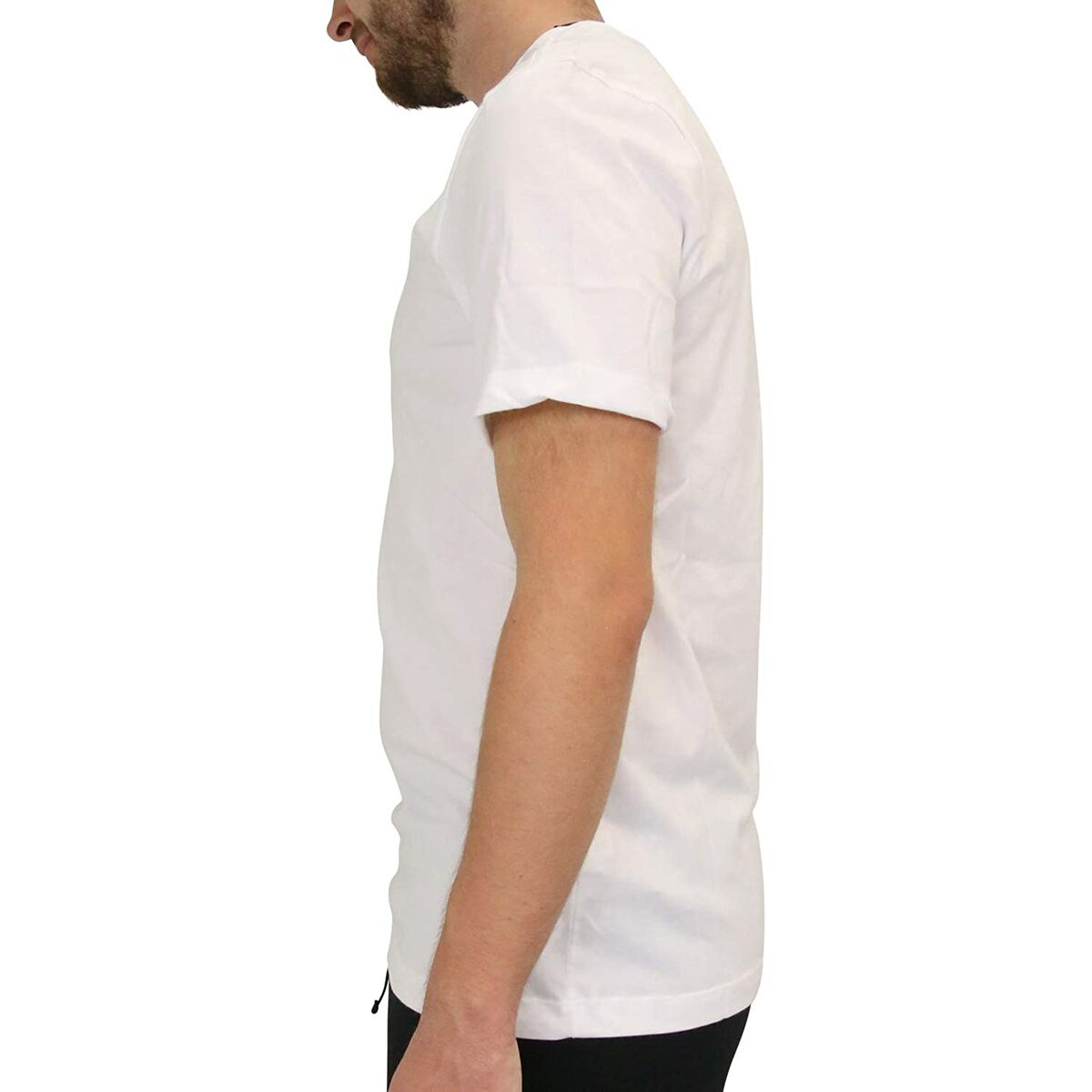 Camiseta de manga corta para hombre Nike AR4997 101 Blanca para hombre