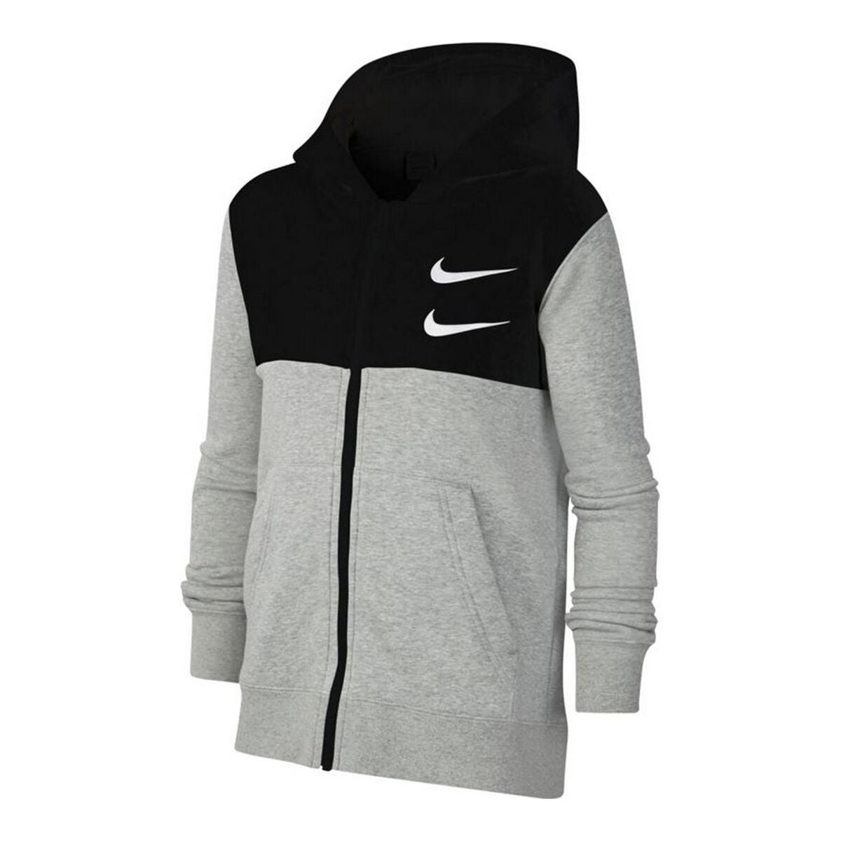 Chaqueta deportiva Nike Swoosh gris oscuro
