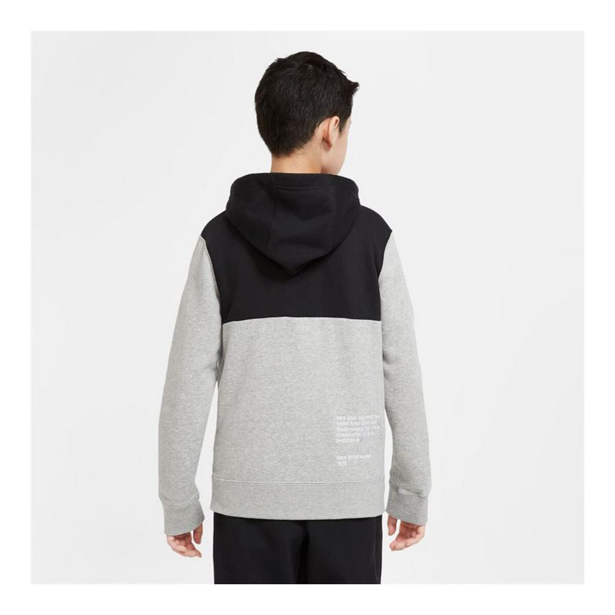 Chaqueta deportiva Nike Swoosh gris oscuro