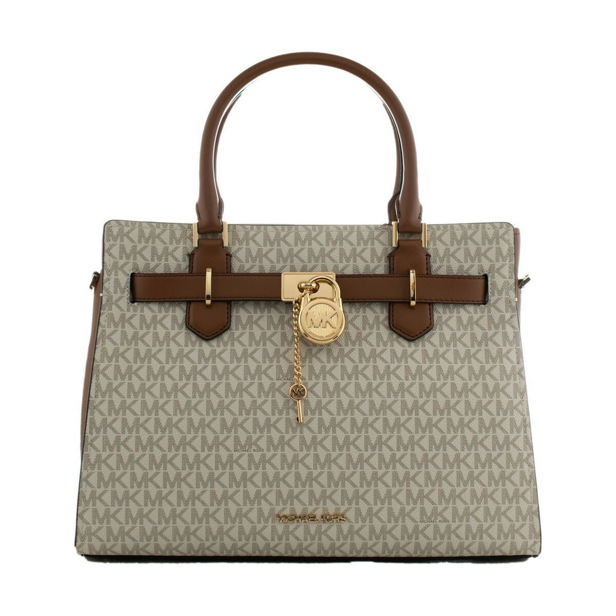 Bolso de mano para mujer Michael Kors 35F1GHMS2B-VANILLA Marrón 40 x 14 x 26 cm