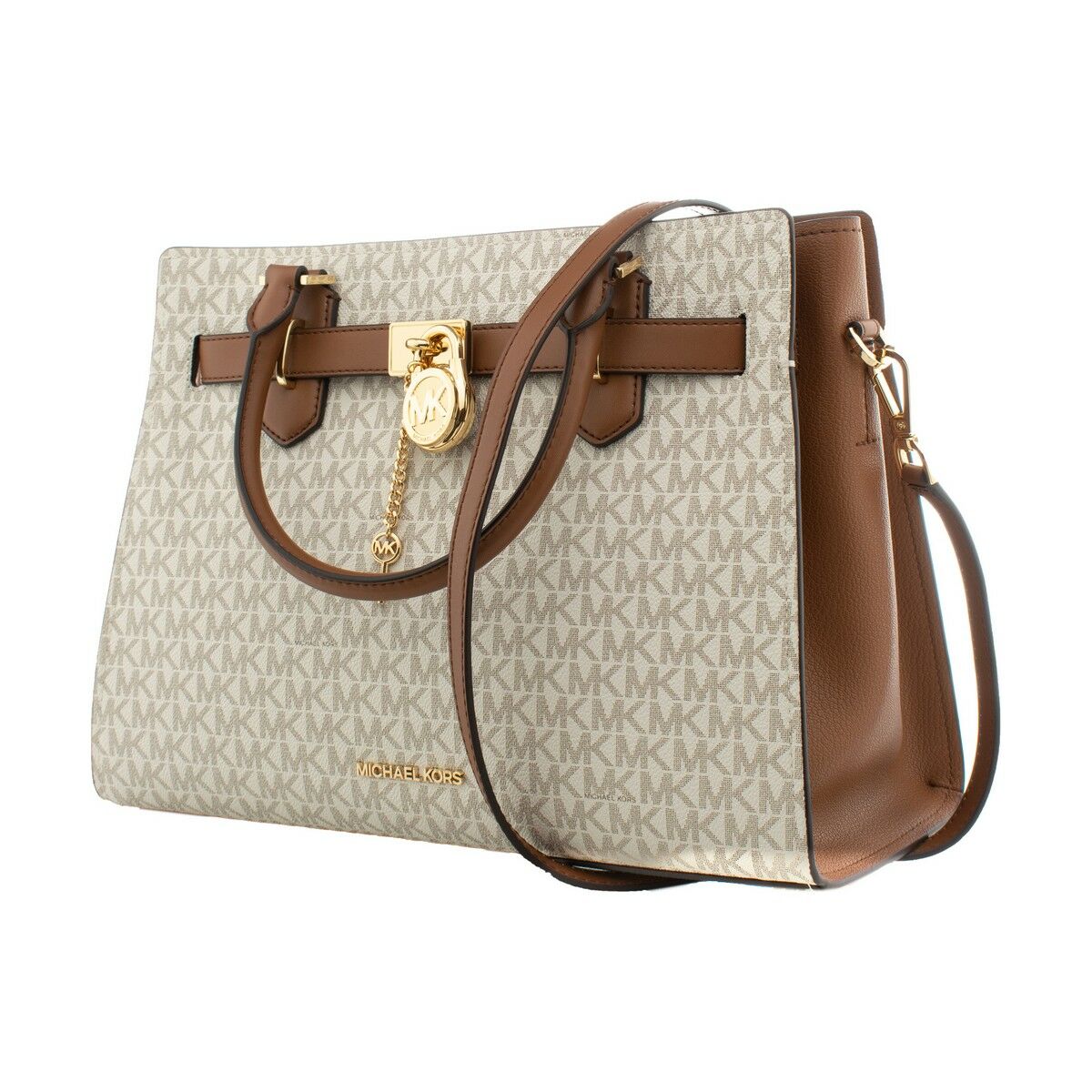 Bolso de mano para mujer Michael Kors 35F1GHMS2B-VANILLA Marrón 40 x 14 x 26 cm