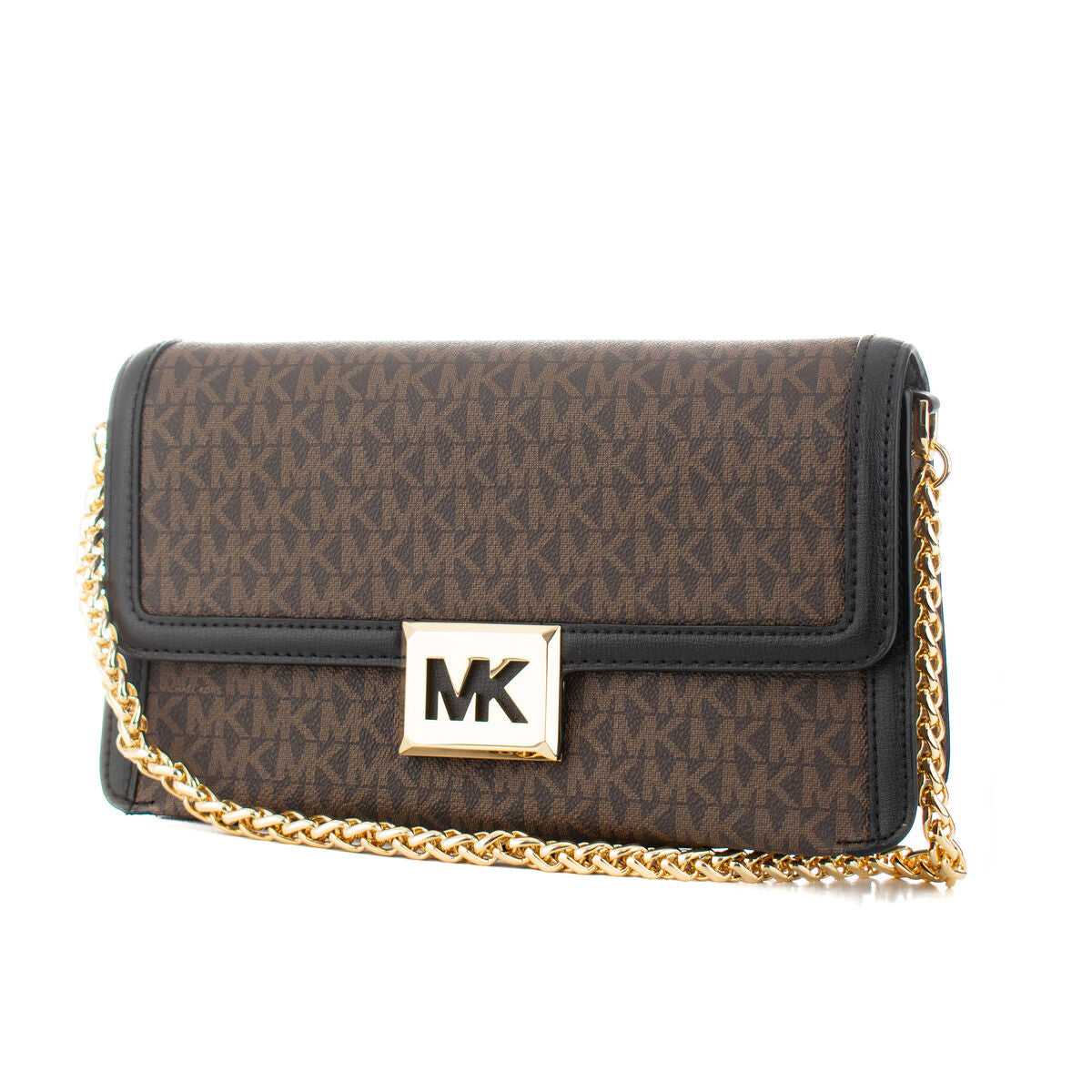 Bolso de mano para mujer Michael Kors 35F1G6SL3B-BROWN-BLK Marrón 26 x 16 x 7 cm