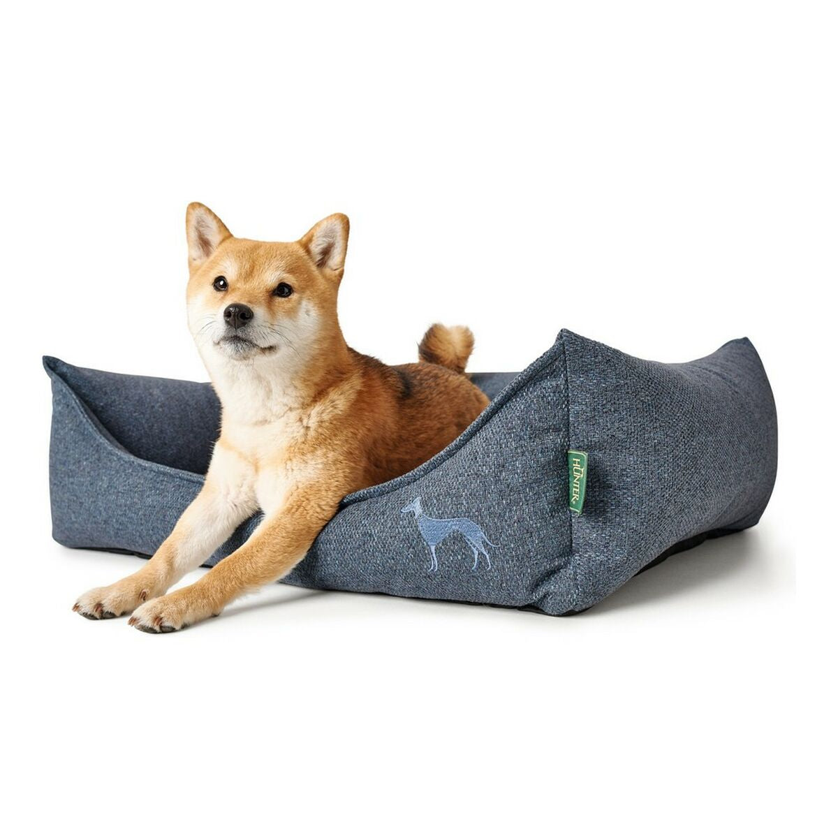 Sofá para perros Hunter Azul Praga 90 x 70 cm