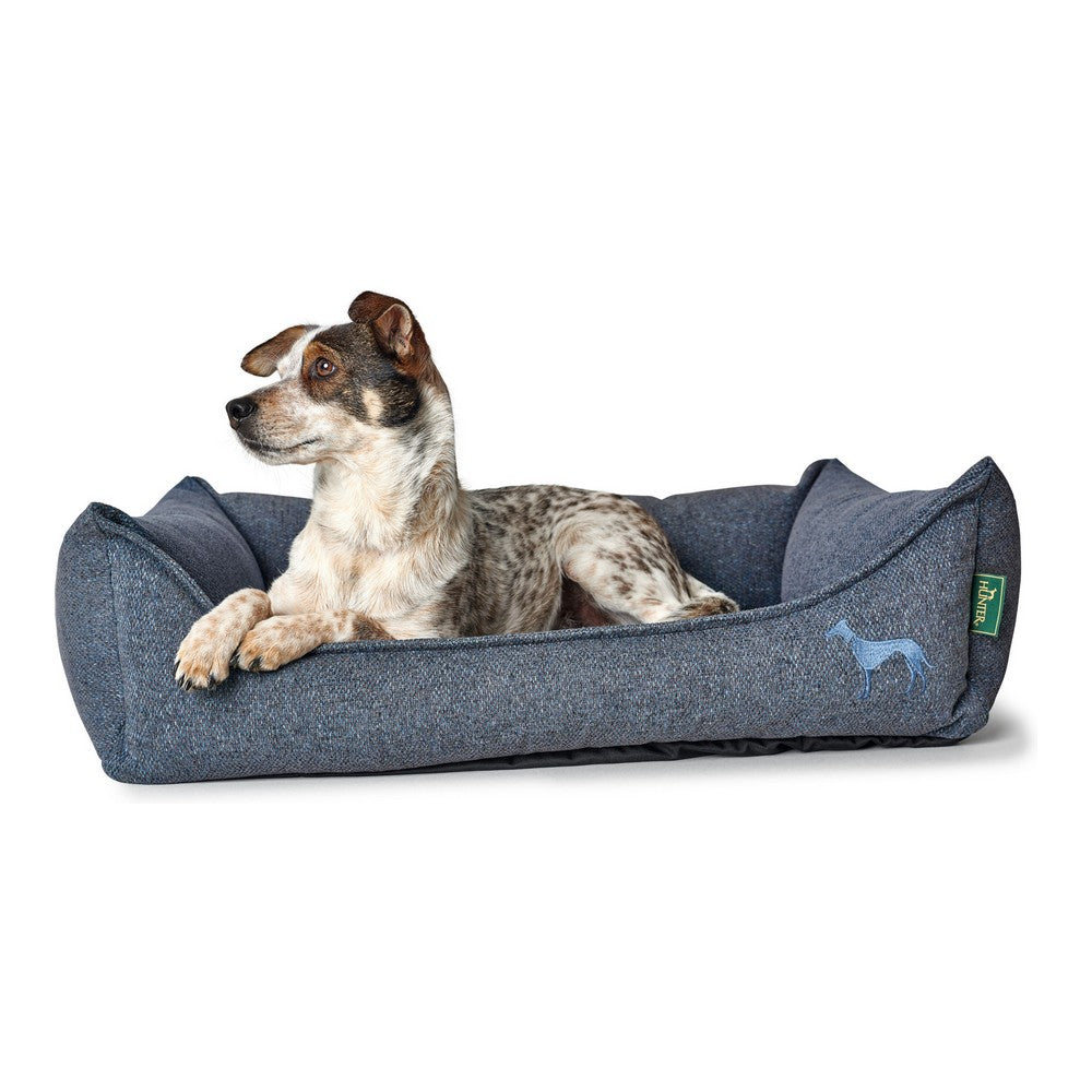 Sofá para perros Hunter Azul Praga 90 x 70 cm