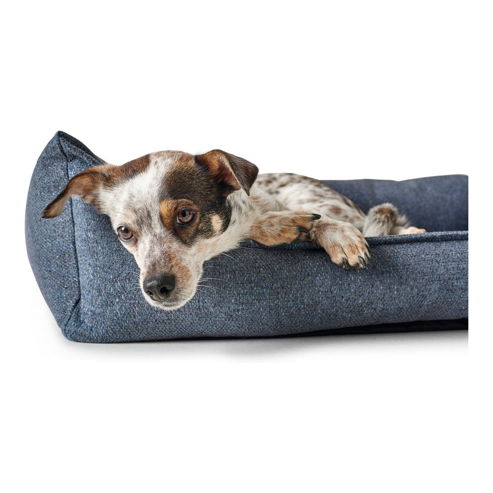 Sofá para perros Hunter Azul Praga 90 x 70 cm
