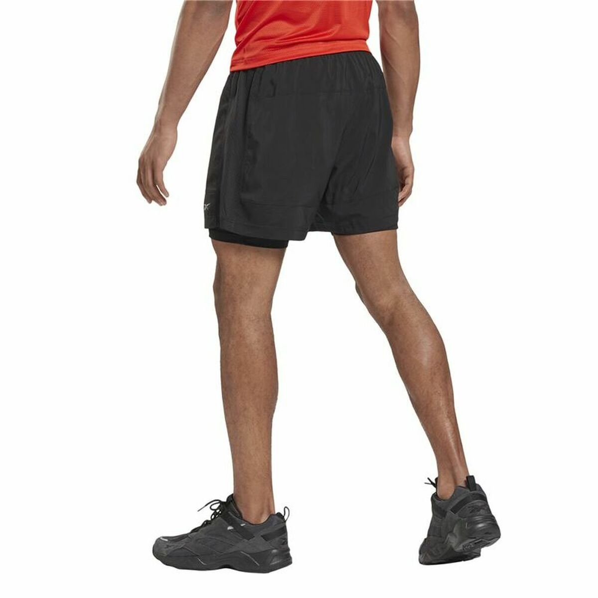 Pantalones cortos deportivos para hombre Reebok Running Essentials Negro