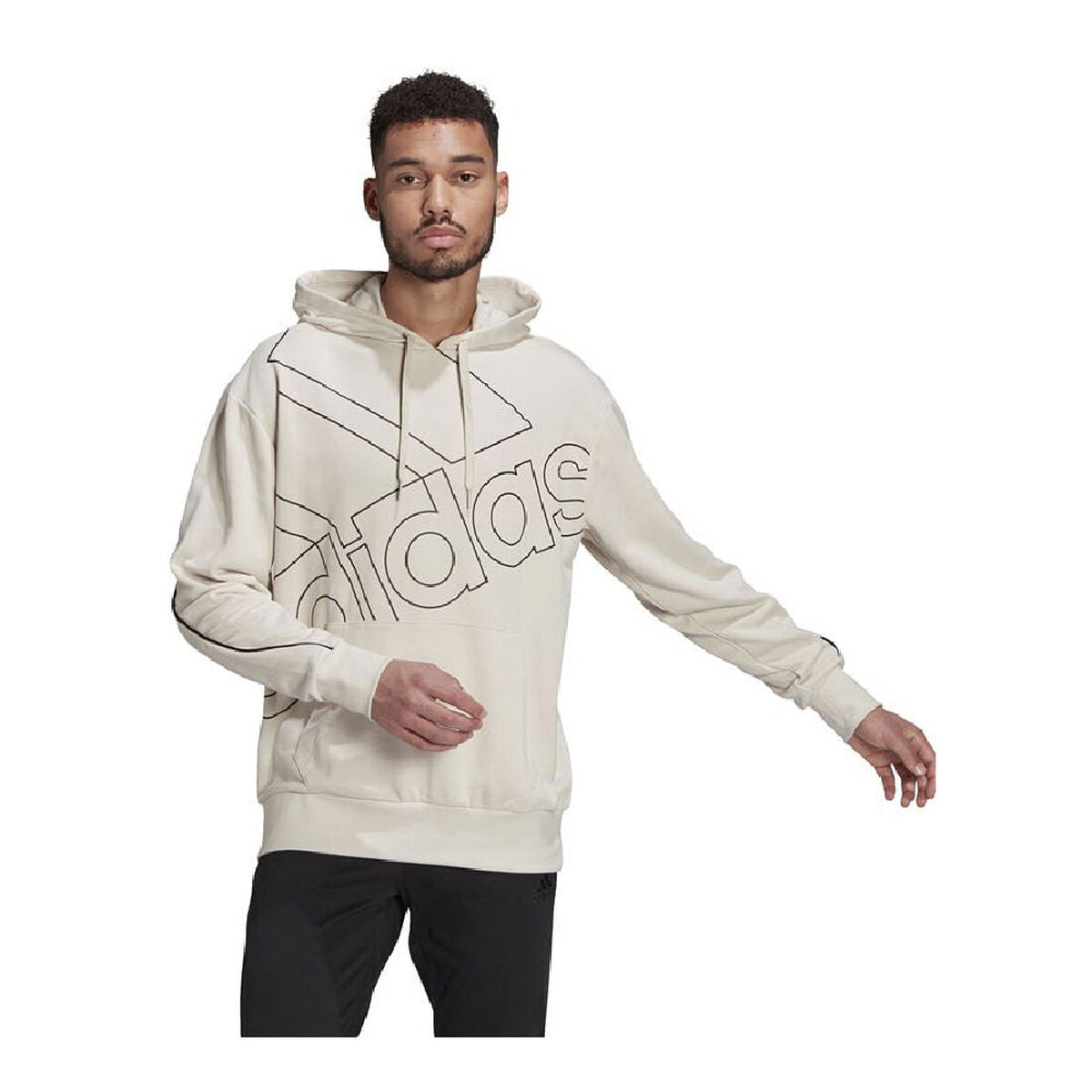 Sweat à capuche Adidas Giant Beige pour homme