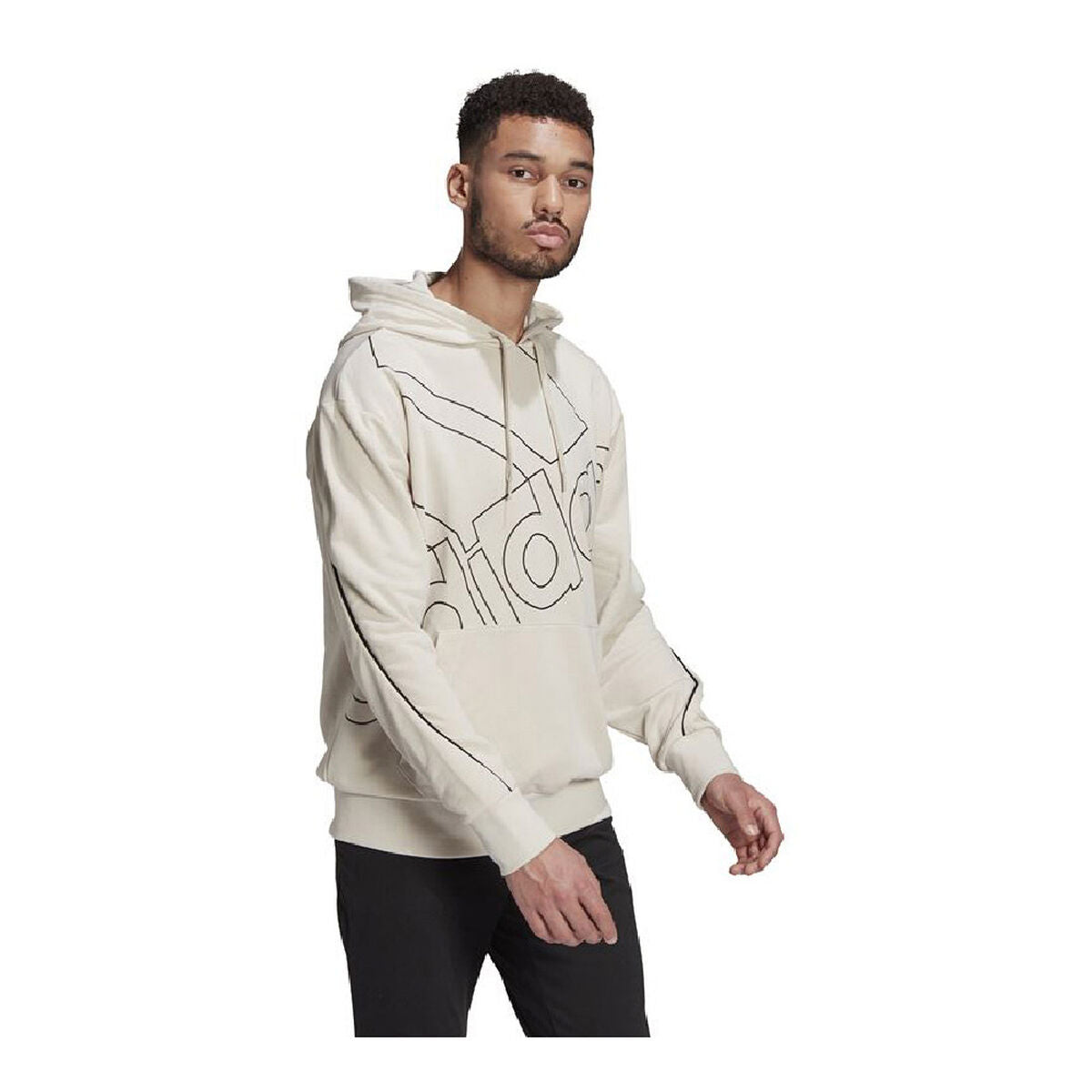 Sweat à capuche Adidas Giant Beige pour homme