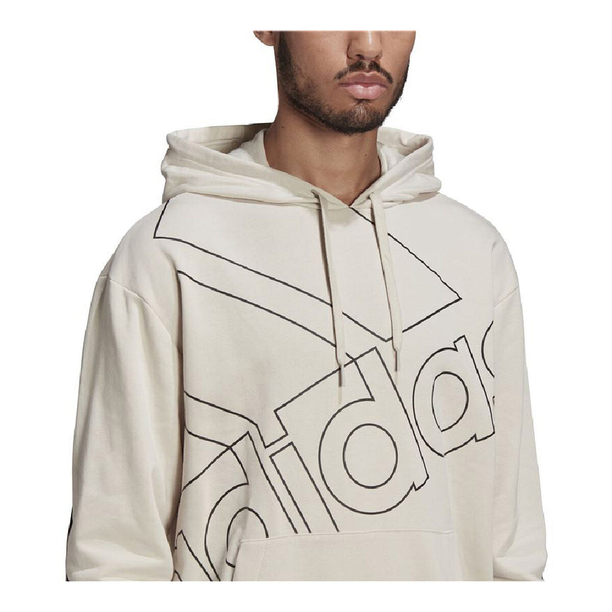 Sweat à capuche Adidas Giant Beige pour homme