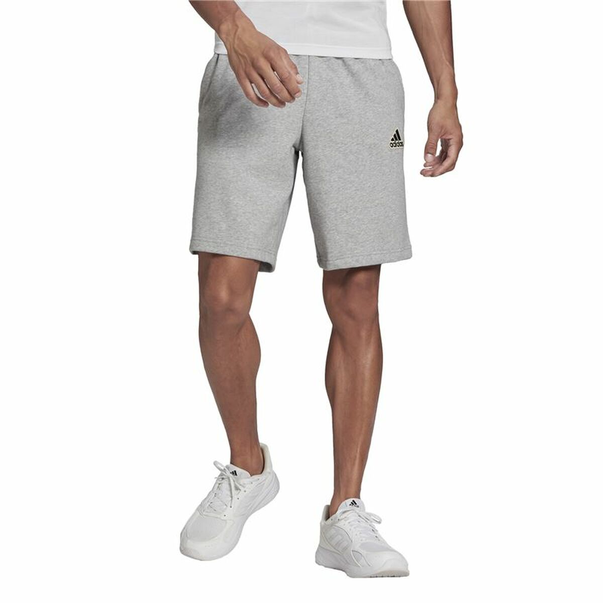 Pantalones cortos deportivos para hombre Adidas Feelcomfy gris