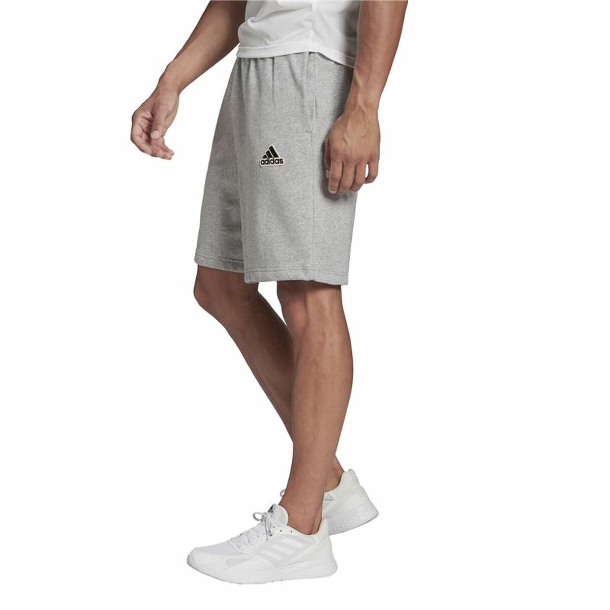 Pantalones cortos deportivos para hombre Adidas Feelcomfy gris