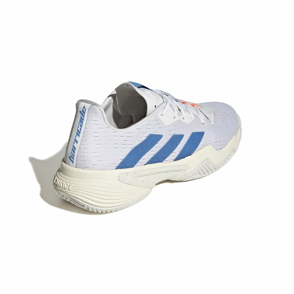 Zapatillas de tenis Adidas Barricade para hombre blancas
