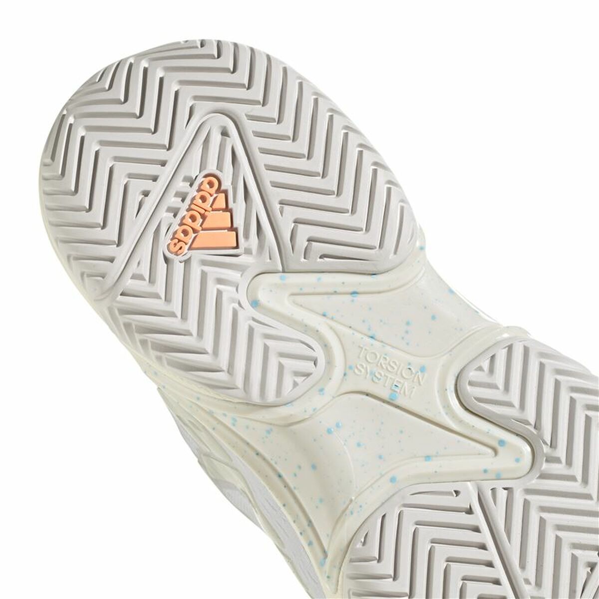 Zapatillas de tenis Adidas Barricade para hombre blancas