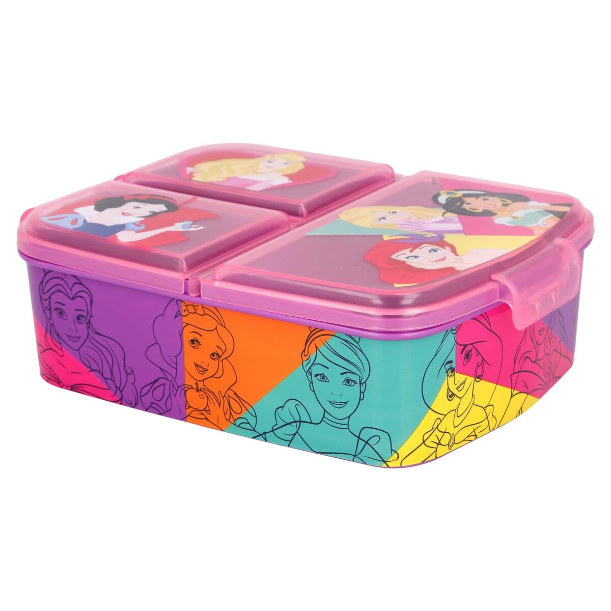 Compartment Lunchbox Princesses Disney polypropylene