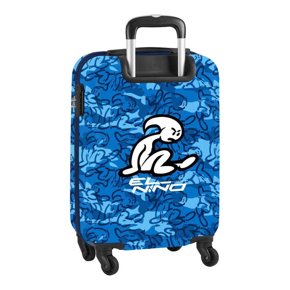 Cabin suitcase El Niño Blue Bay Blue 20'' (34.5 x 55 x 20 cm)