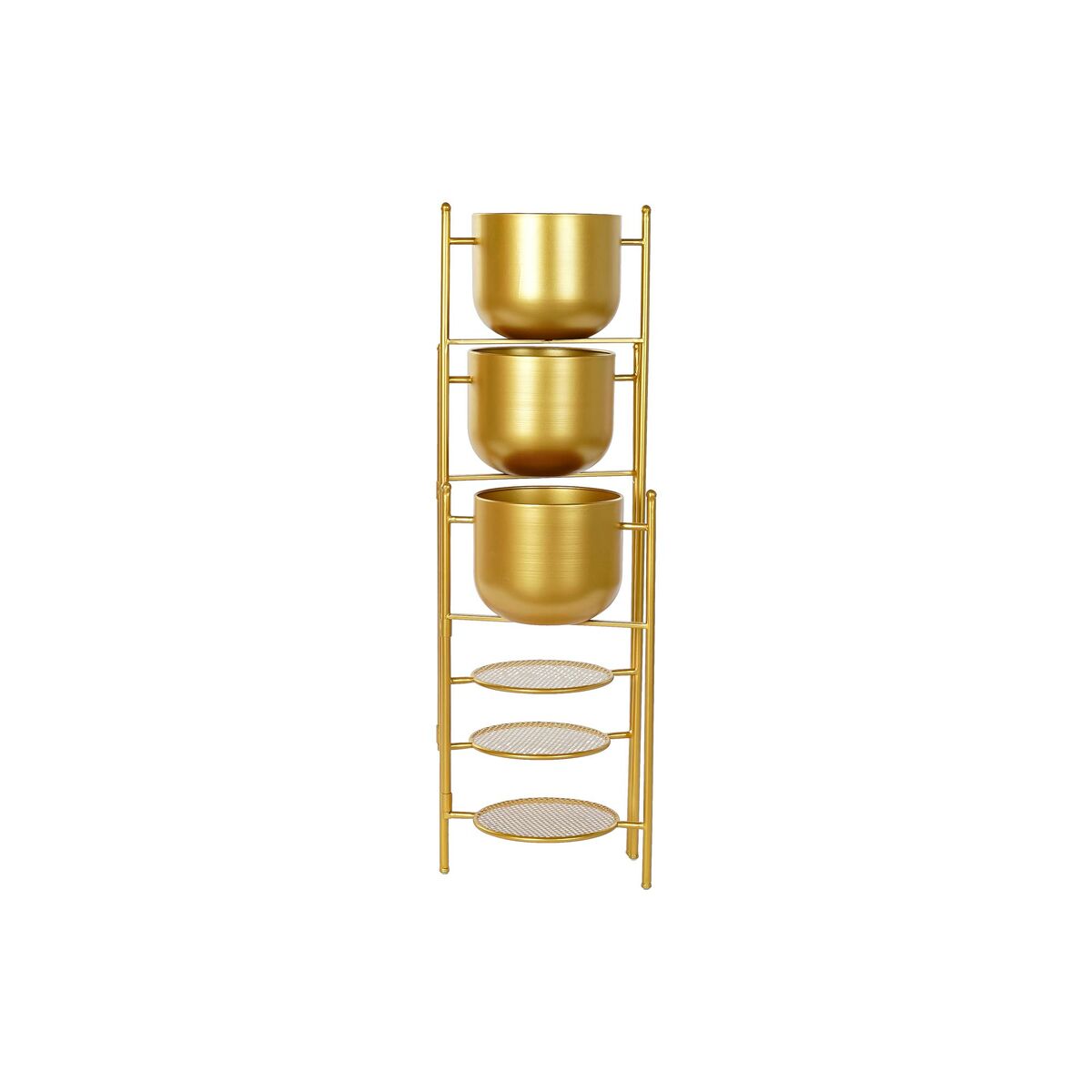 Planter DKD Home Decor Golden Metal (57 x 54 x 96 cm)