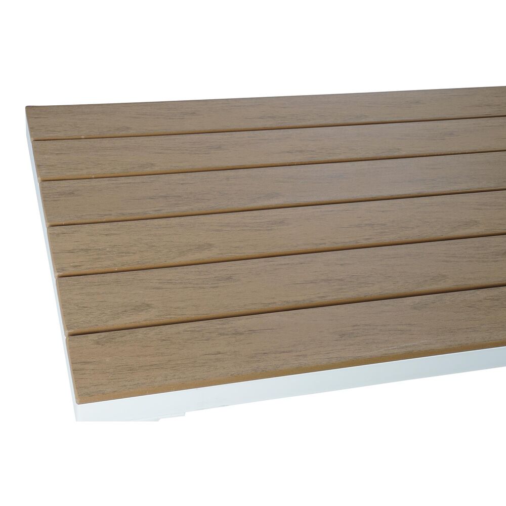 Sofá de jardín DKD Home Decor Gris Resina Acero 231 x 219 x 74 cm 231 x