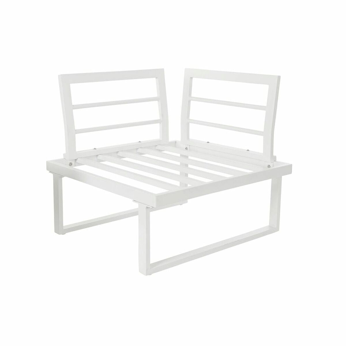 Sofá de jardín DKD Home Decor Gris Resina Acero 231 x 219 x 74 cm 231 x