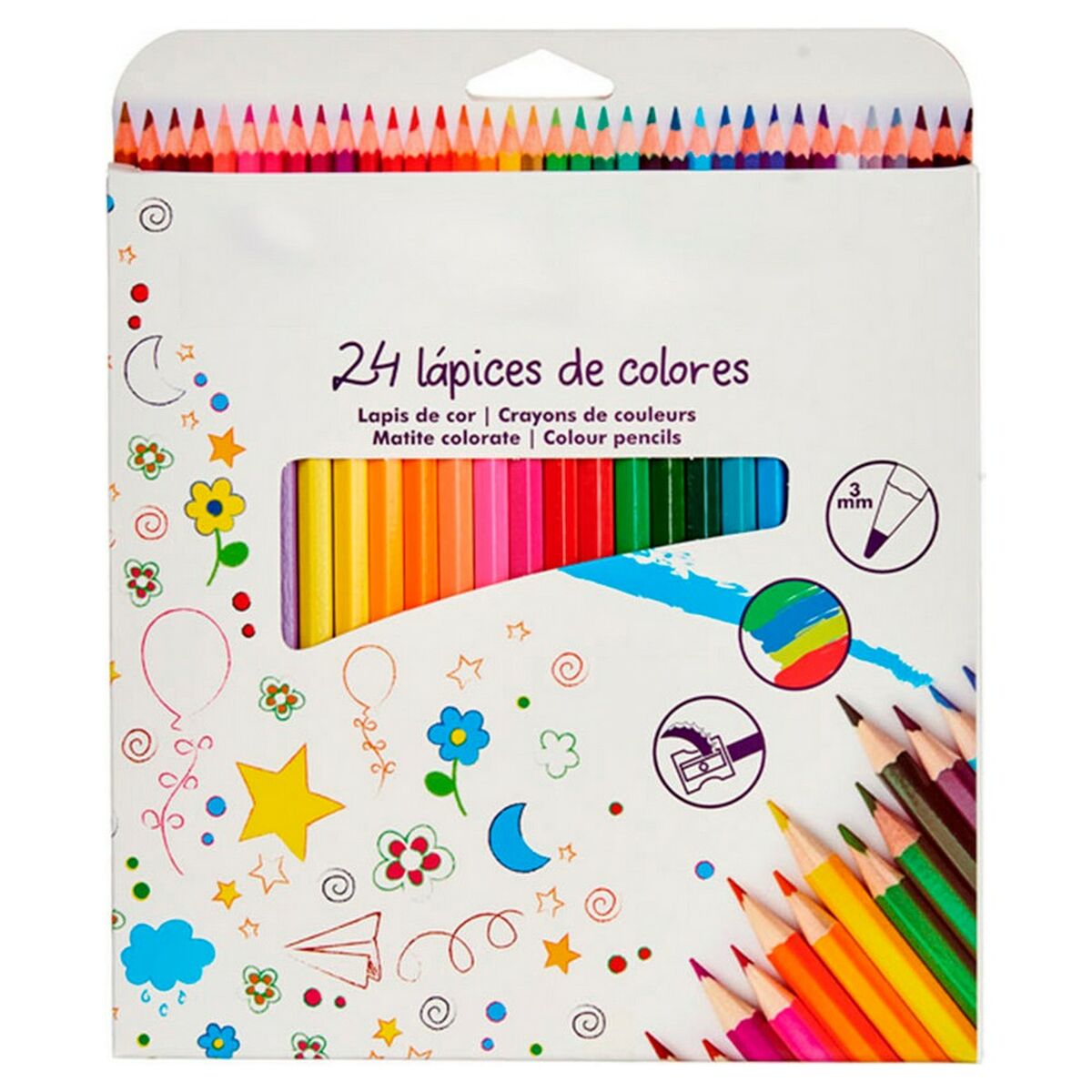 Colouring pencils 984407 (24 pcs)