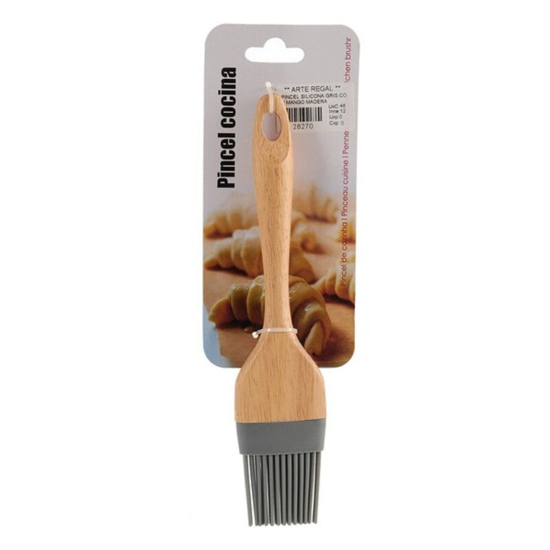Kitchen Brush Brown Grey Wood Silicone