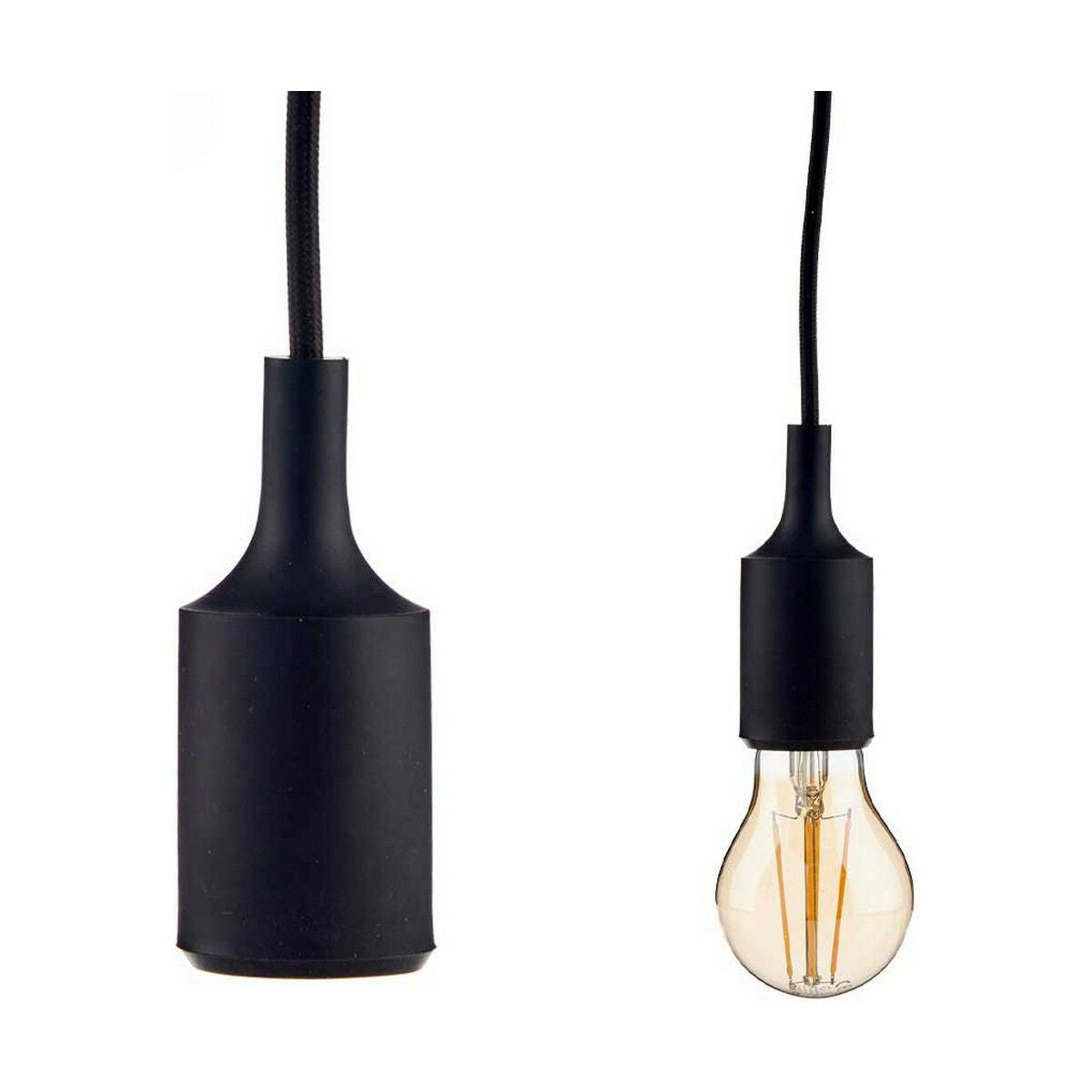 Ceiling Light industrial Black Plastic