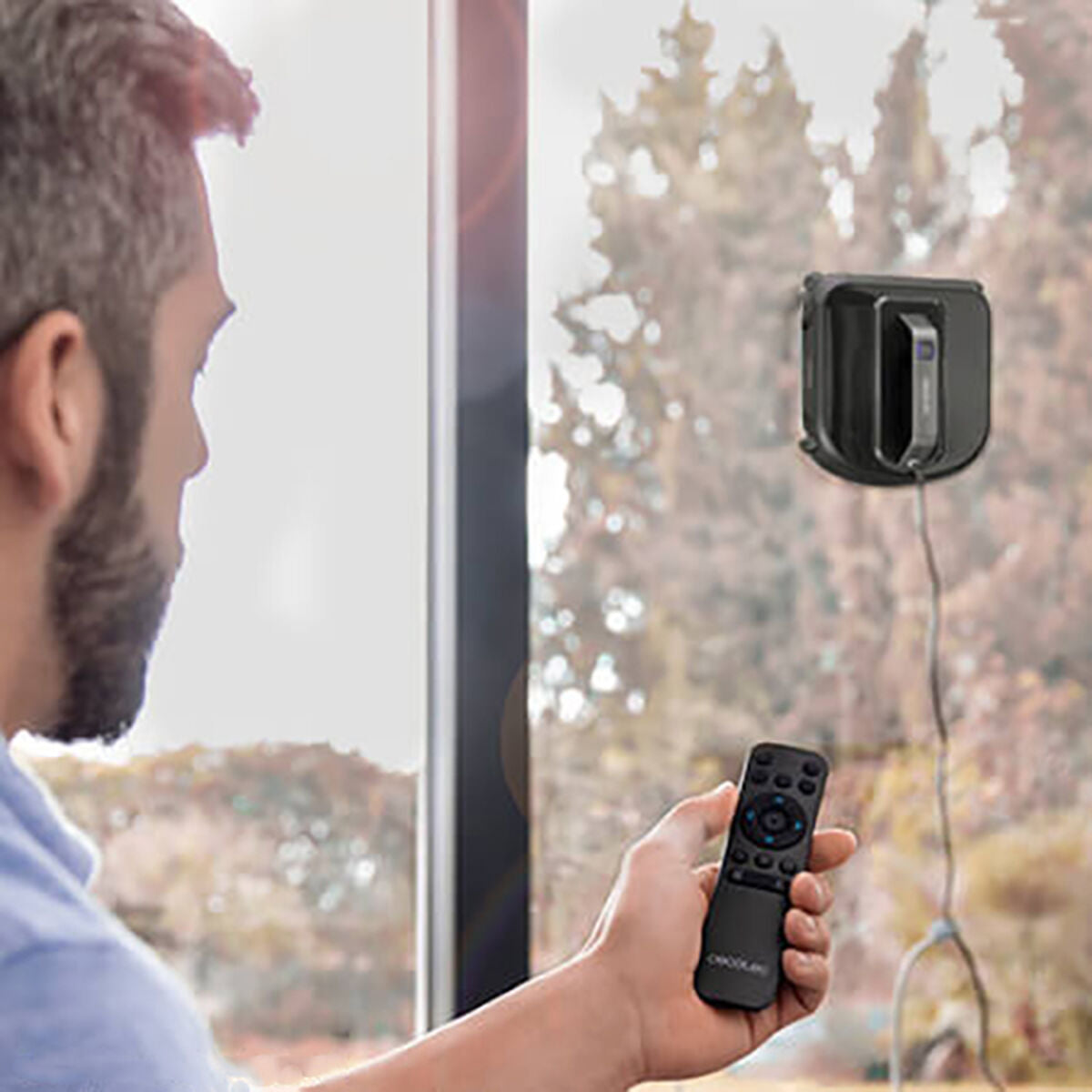 Robot limpiacristales inteligente Cecotec Conga WinDroid 970 Negro