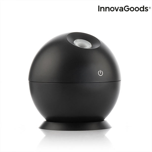 Mini humidificador difusor de aromas negro InnovaGoods
