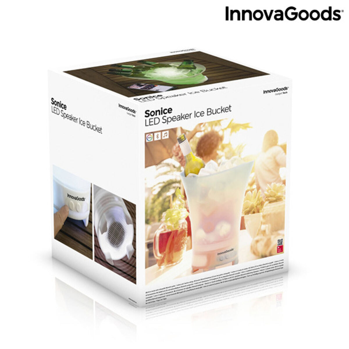 LED bucket with rechargeable speaker Sonice InnovaGoods