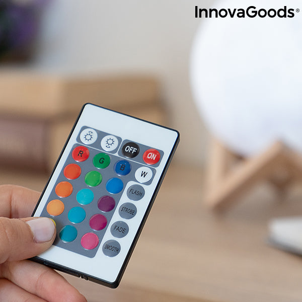 Lámpara de luna LED recargable Moondy InnovaGoods