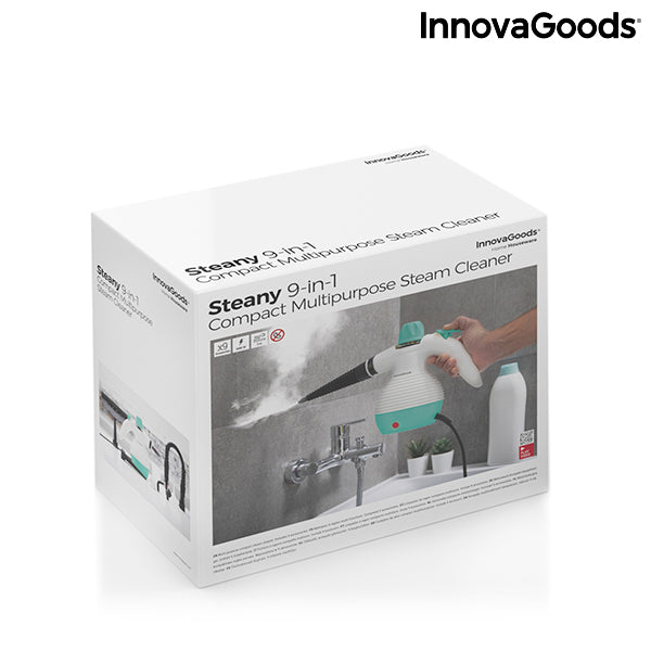 Multi-purpose, 9-in-1 Hand-held Steamer with Accessories Steany