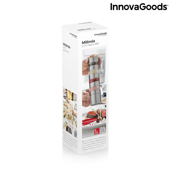 Moulin à épices 4 en 1 Millmix InnovaGoods