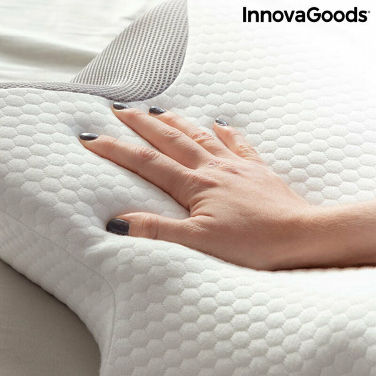 Almohada cervical viscoelástica con contornos ergonómicos Conforti InnovaGoods