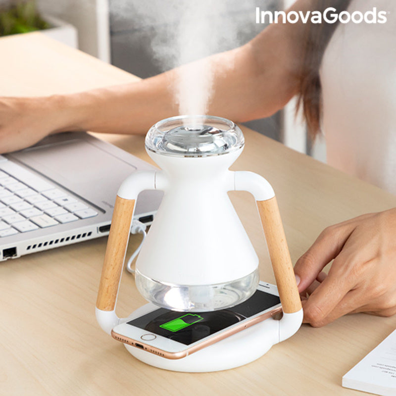 Chargeur sans fil 3 en 1, diffuseur d'arômes et humidificateur Misvolt
