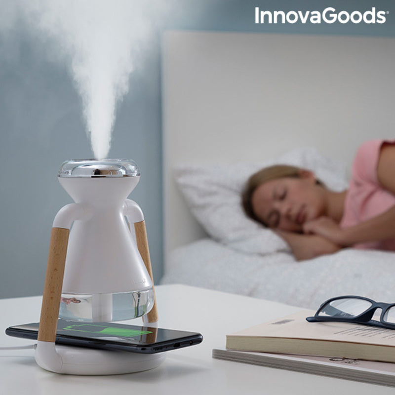 Chargeur sans fil 3 en 1, diffuseur d'arômes et humidificateur Misvolt