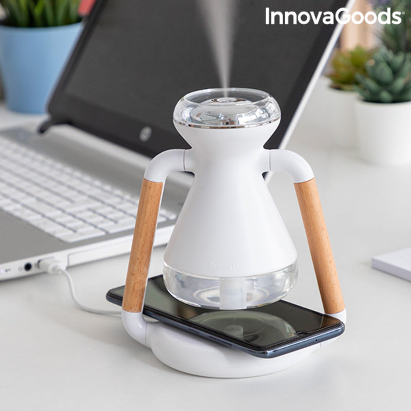 Chargeur sans fil 3 en 1, diffuseur d'arômes et humidificateur Misvolt