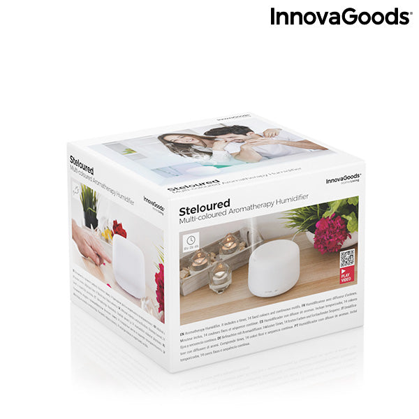 Humidificateur diffuseur d'arômes avec LED multicolore Stelloured InnovaGoods