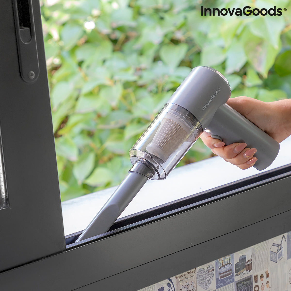 Mini aspiradora de mano inalámbrica recargable Recuum InnovaGoods