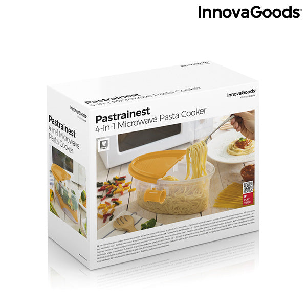 4-in-1 Microwave Pasta Cooker with Accessories and Recipes Pastrainest