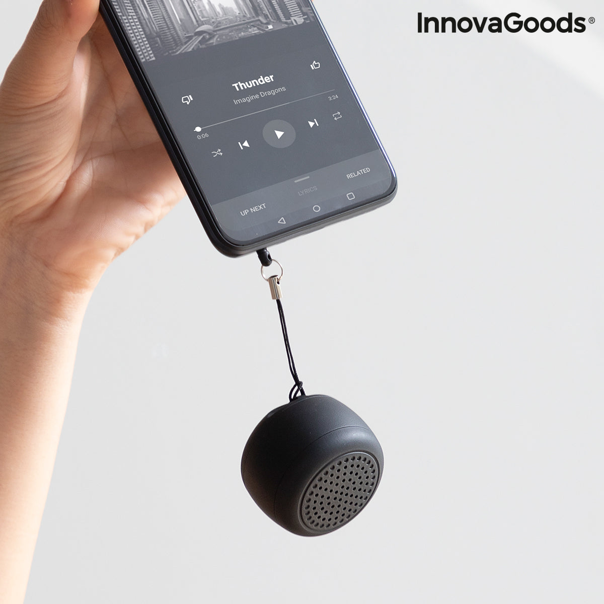 Minialtavoz inalámbrico portátil recargable Miund InnovaGoods