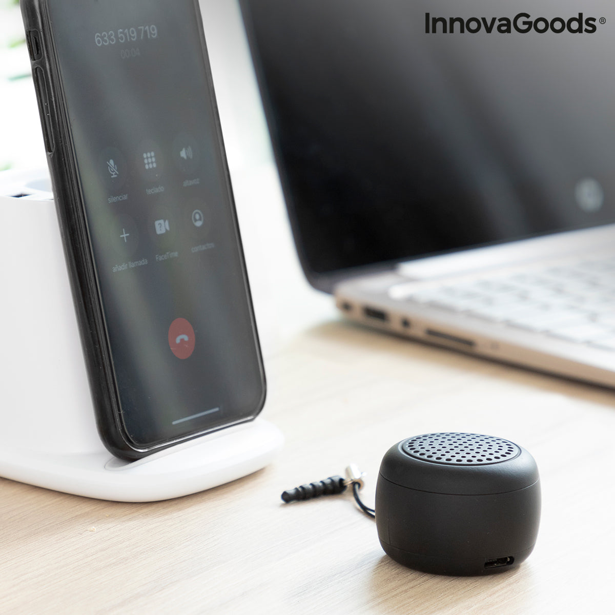 Minialtavoz inalámbrico portátil recargable Miund InnovaGoods