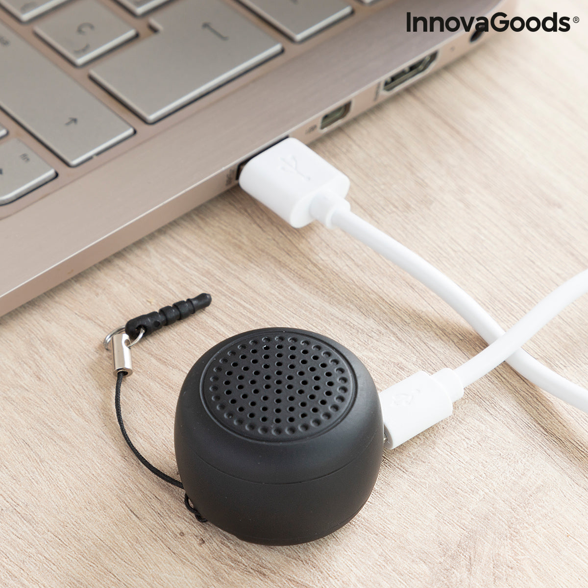 Minialtavoz inalámbrico portátil recargable Miund InnovaGoods