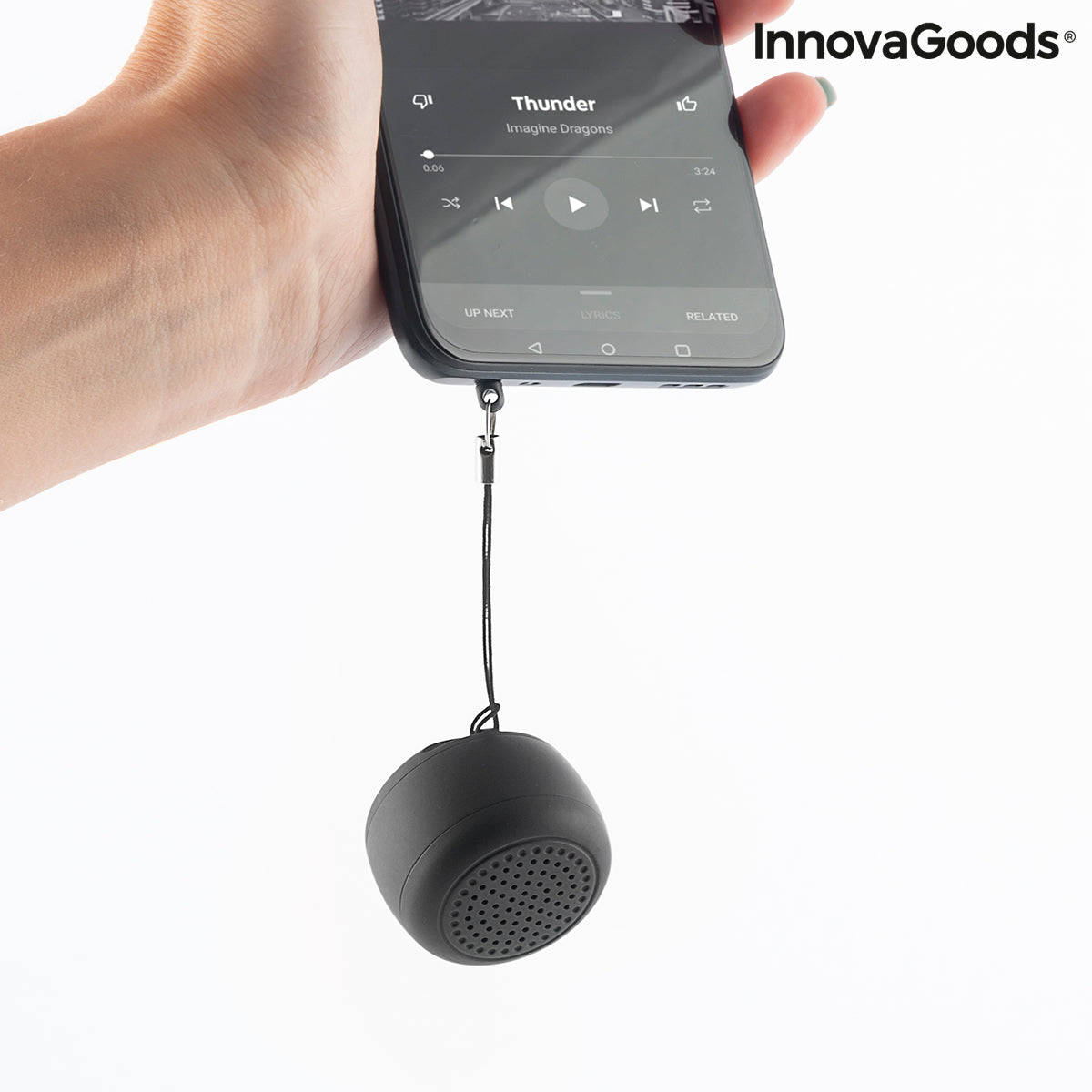 Minialtavoz inalámbrico portátil recargable Miund InnovaGoods