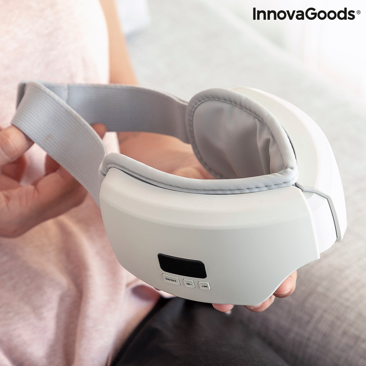 Masajeador de ojos 4 en 1 con compresión de aire Eyesky InnovaGoods