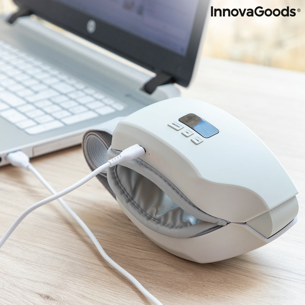 Masajeador de ojos 4 en 1 con compresión de aire Eyesky InnovaGoods
