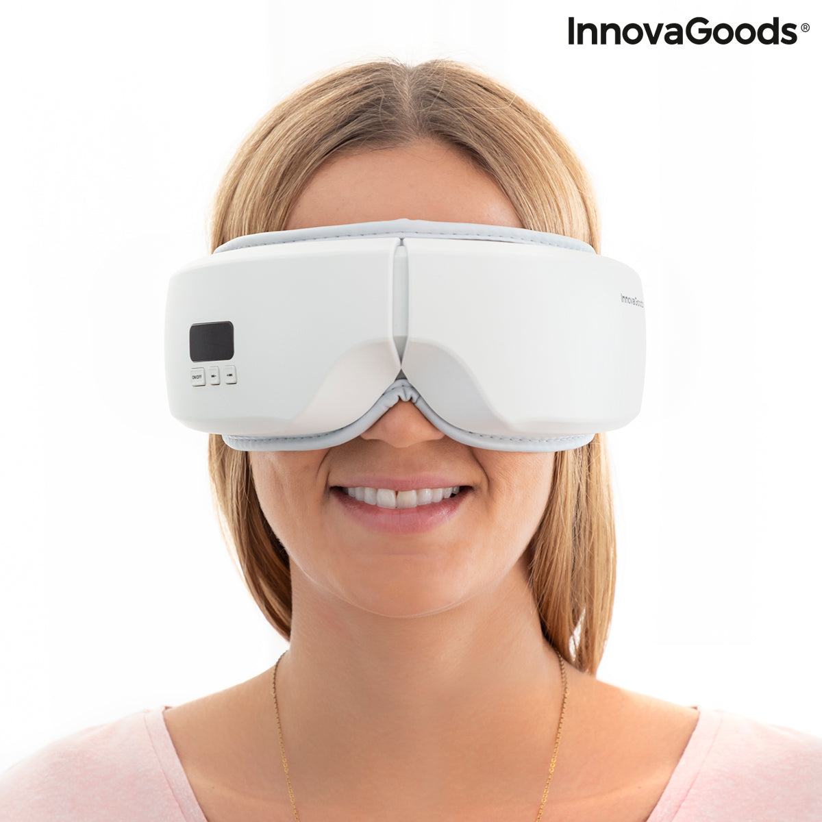Masajeador de ojos 4 en 1 con compresión de aire Eyesky InnovaGoods