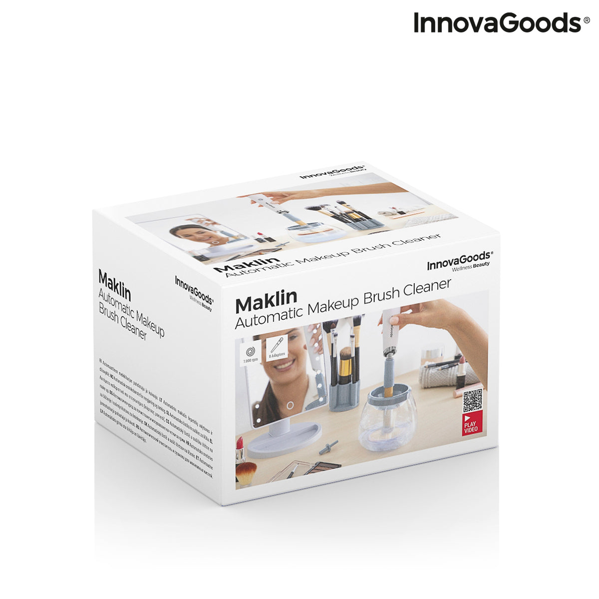 Limpiador y secador automático de brochas de maquillaje Maklin InnovaGoods