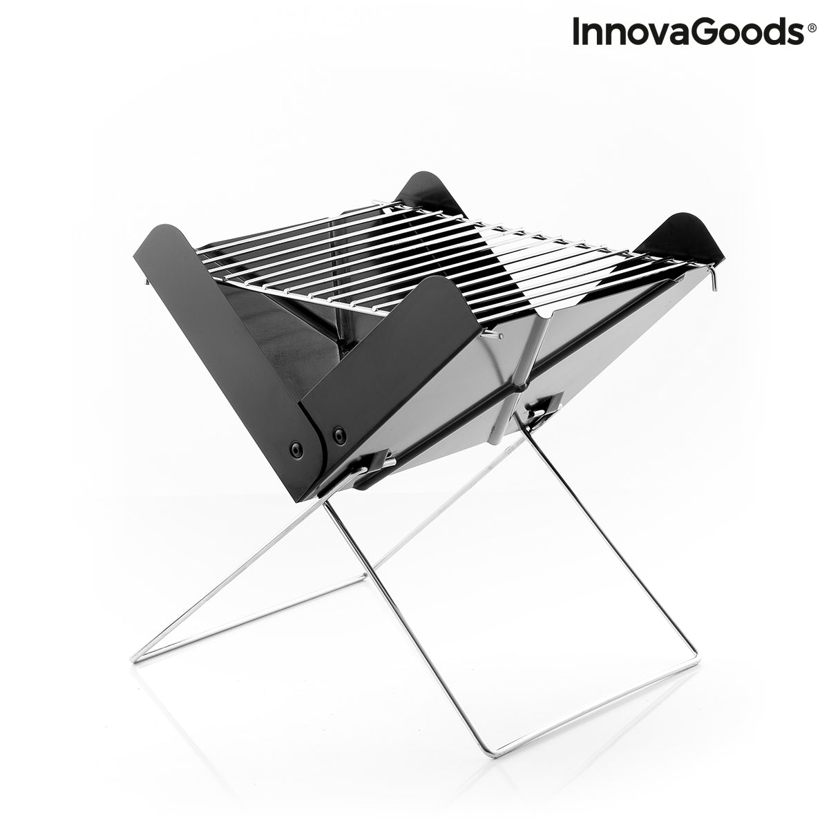 Mini barbacoa portátil plegable de carbón Foldecue InnovaGoods