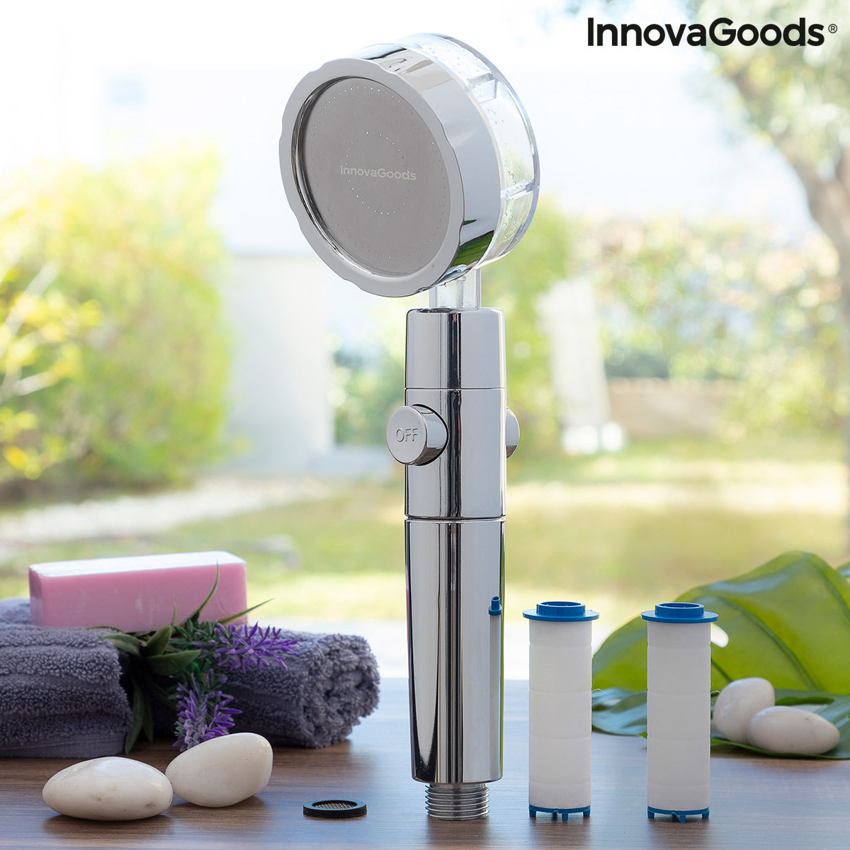 Eco-shower with Pressure Propeller and Purifying Filter Heliwer