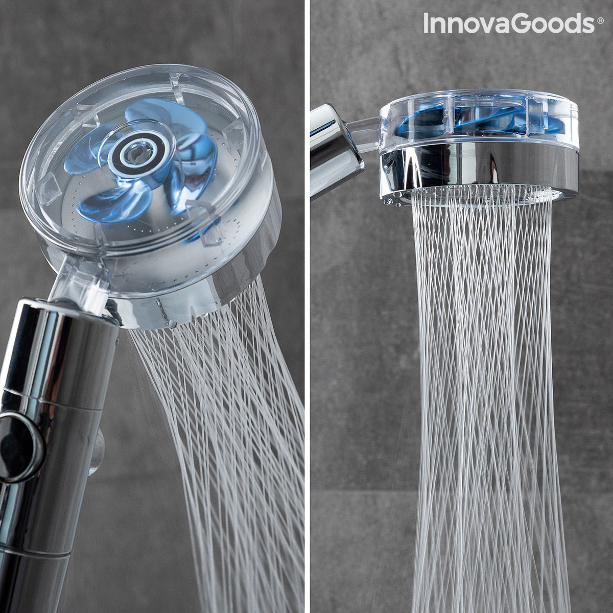 Eco-shower with Pressure Propeller and Purifying Filter Heliwer