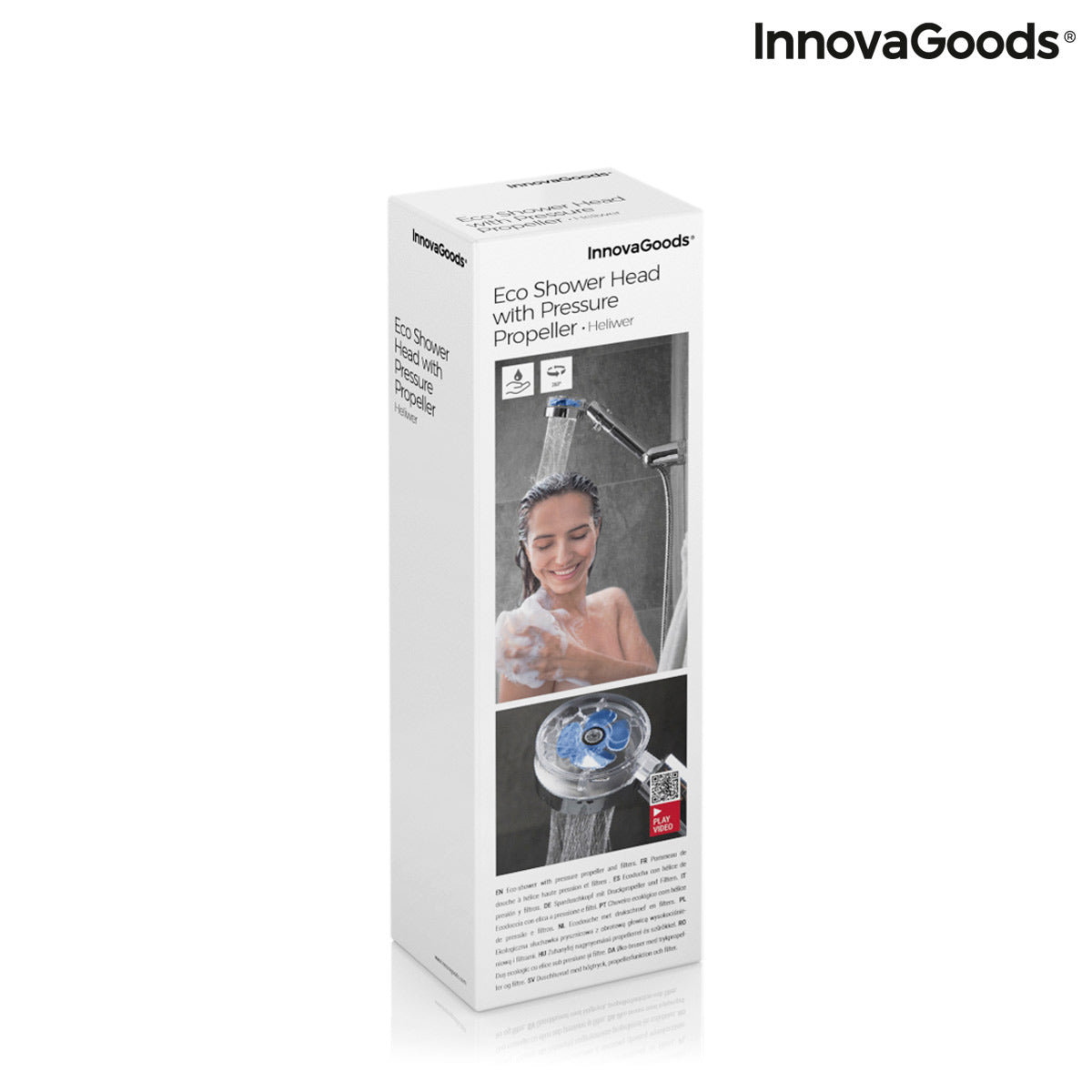 Eco-shower with Pressure Propeller and Purifying Filter Heliwer